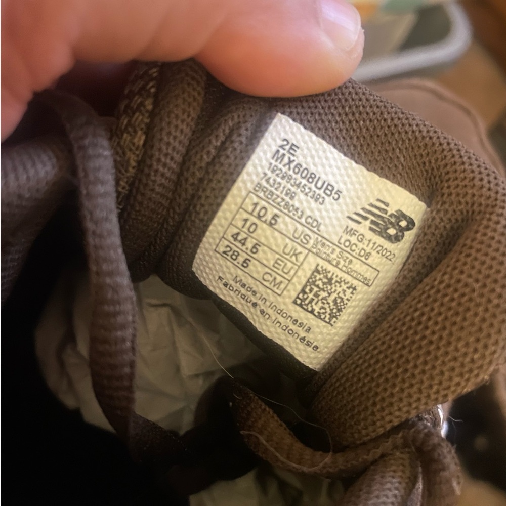 New Balance Men's Dark Brown Sneakers - Picture 4 of 5